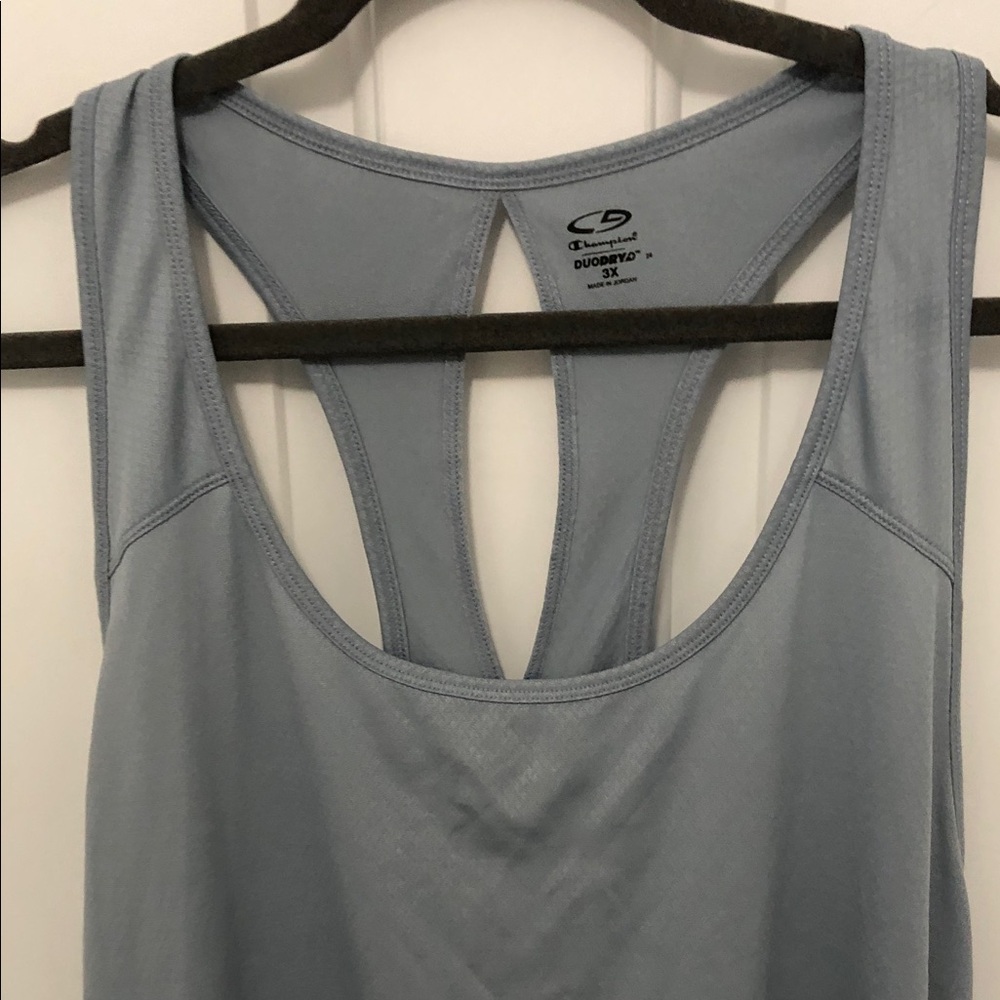 Champion Dusty Blue Racerback Performance Tank - Picture 4 of 6